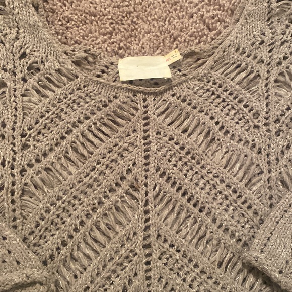 Crop top open knit Lush M/L - Picture 2 of 3